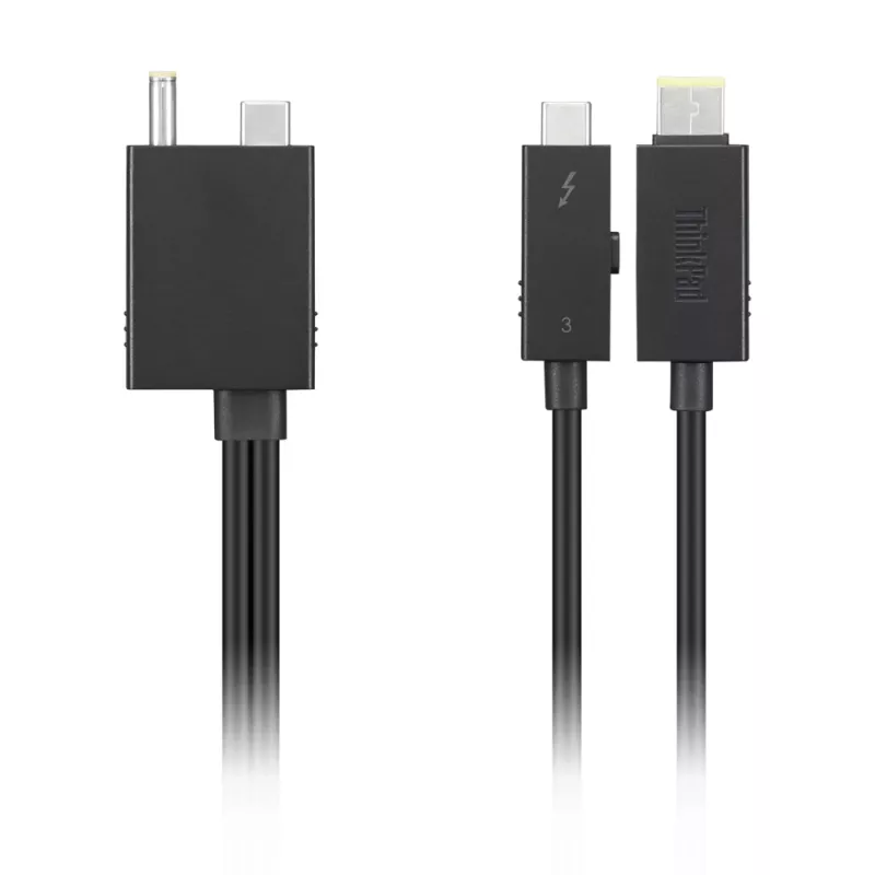 Kabel Thunderbolt Lenovo 4X91K16970 0,7 m 40 Gbit/s Czarny
