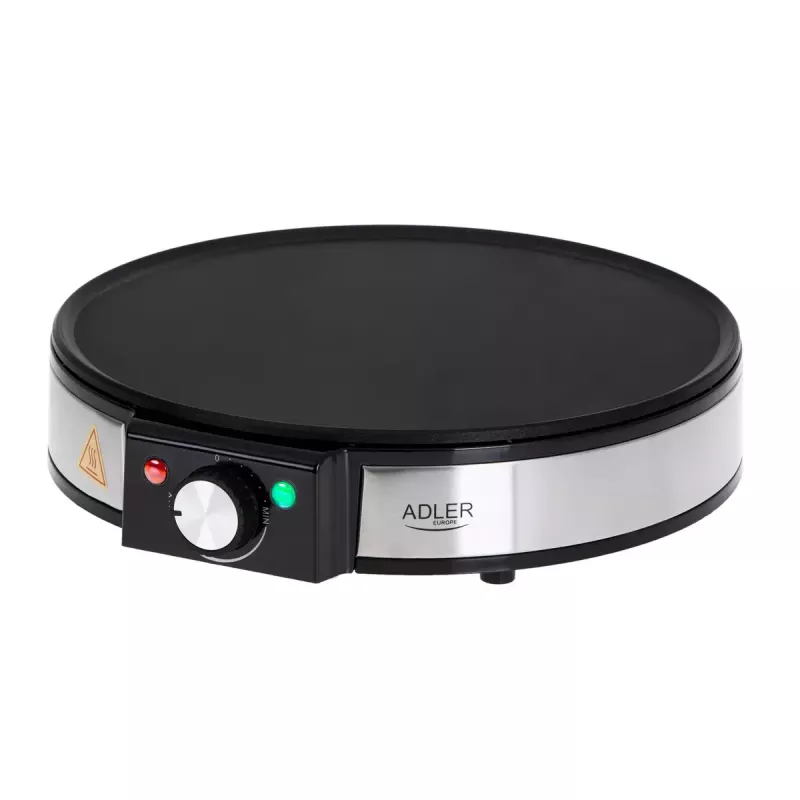 Maszynka do naleśników Adler AD 3058 1600 W Czarna Stal nierdzewna