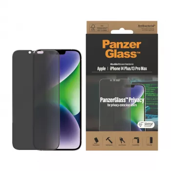 Folia ochronna prywatyzująca PanzerGlass Apple iPhone 14 Plus 13 Pro Max odporna na zarysowania i wstrząsy