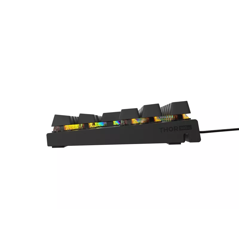 Klawiatura gamingowa GENESIS Thor 303 TKL USB QWERTY Czarna RGB LED