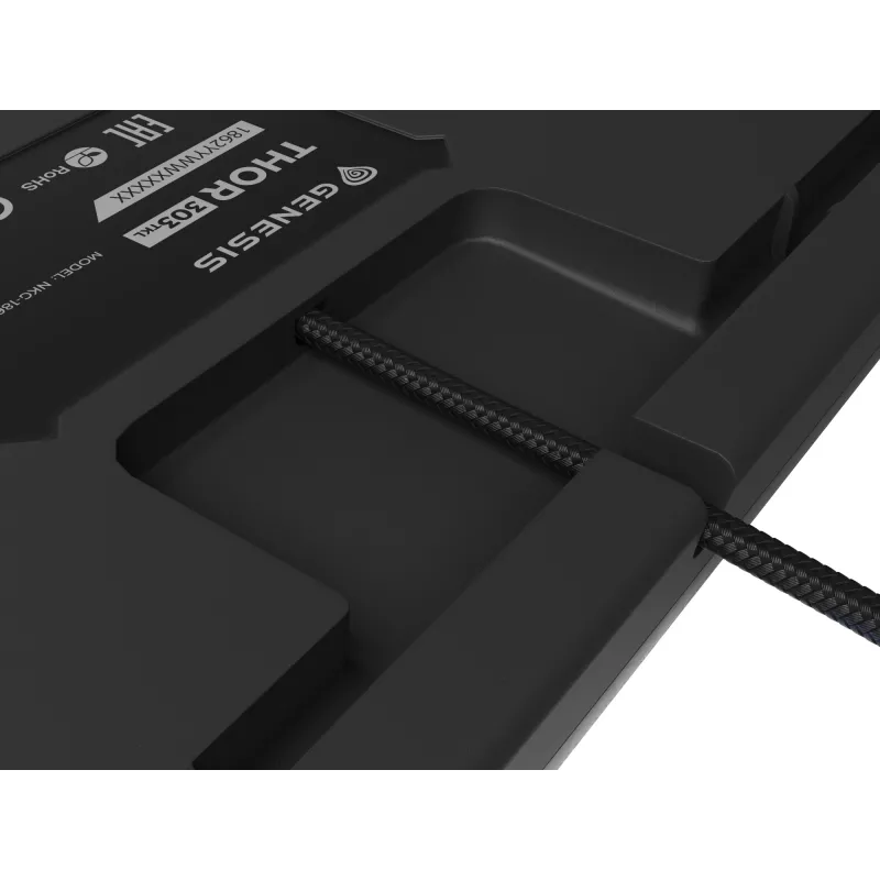Klawiatura gamingowa GENESIS Thor 303 TKL USB QWERTY Czarna RGB LED