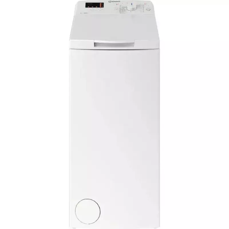 Pralka ładowana od góry INDESIT BTW S60400 EU/N — 6 kg, 1000 obr./min, klasa energetyczna C, biała