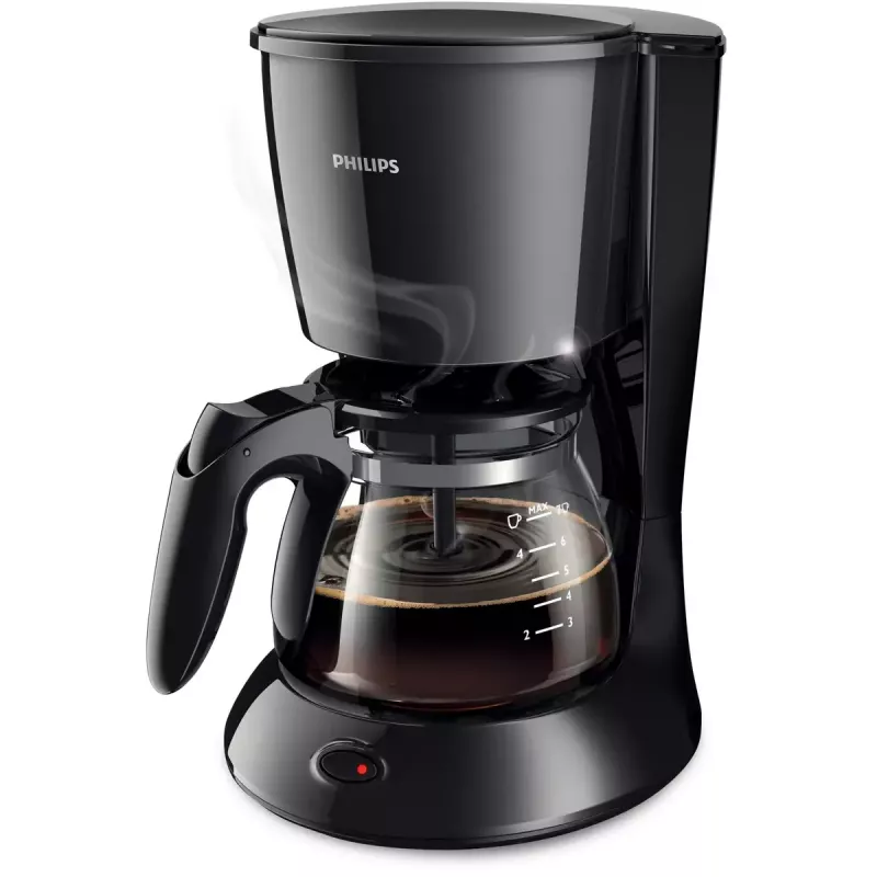 Ekspres do kawy przelewowy Philips HD7432/20 — 750 W, 1,2 L zaparzania (0,6 L zbiornik), 7 filiżanek, czarny