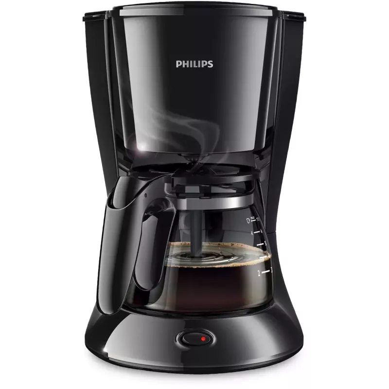 Ekspres do kawy przelewowy Philips HD7432/20 — 750 W, 1,2 L zaparzania (0,6 L zbiornik), 7 filiżanek, czarny