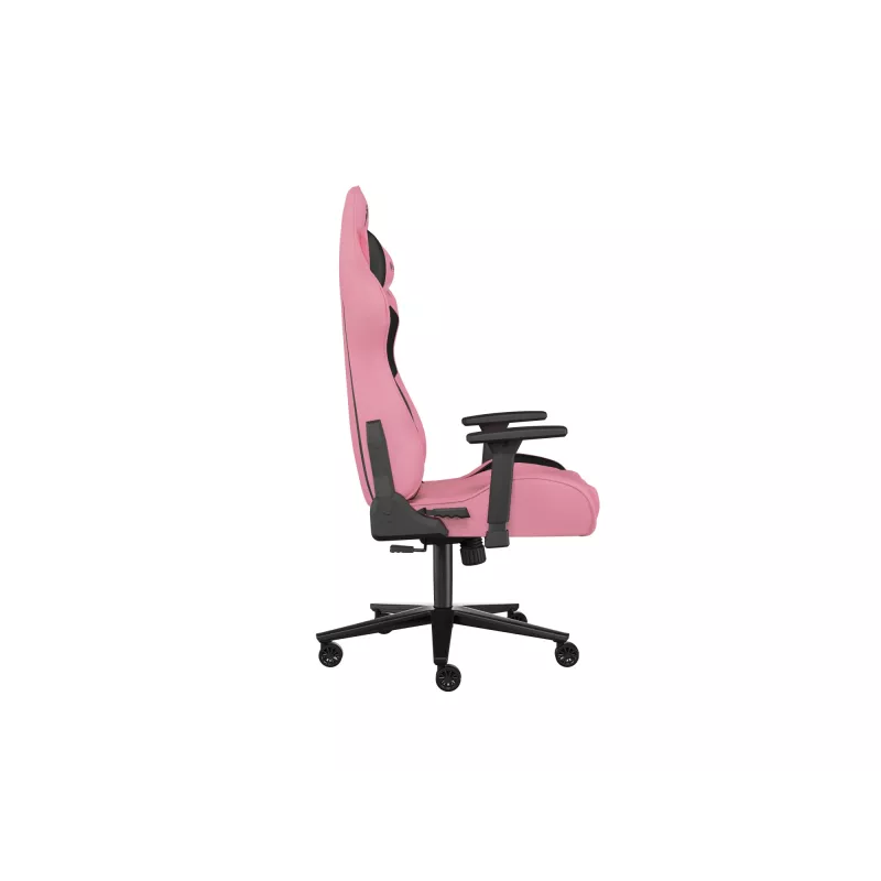 Fotel gamingowy PC GENESIS Nitro 720 z wypełnieniem powietrznym, czarno-różowy, 150 kg
