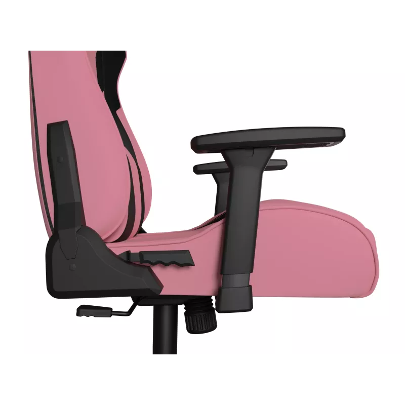 Fotel gamingowy PC GENESIS Nitro 720 z wypełnieniem powietrznym, czarno-różowy, 150 kg