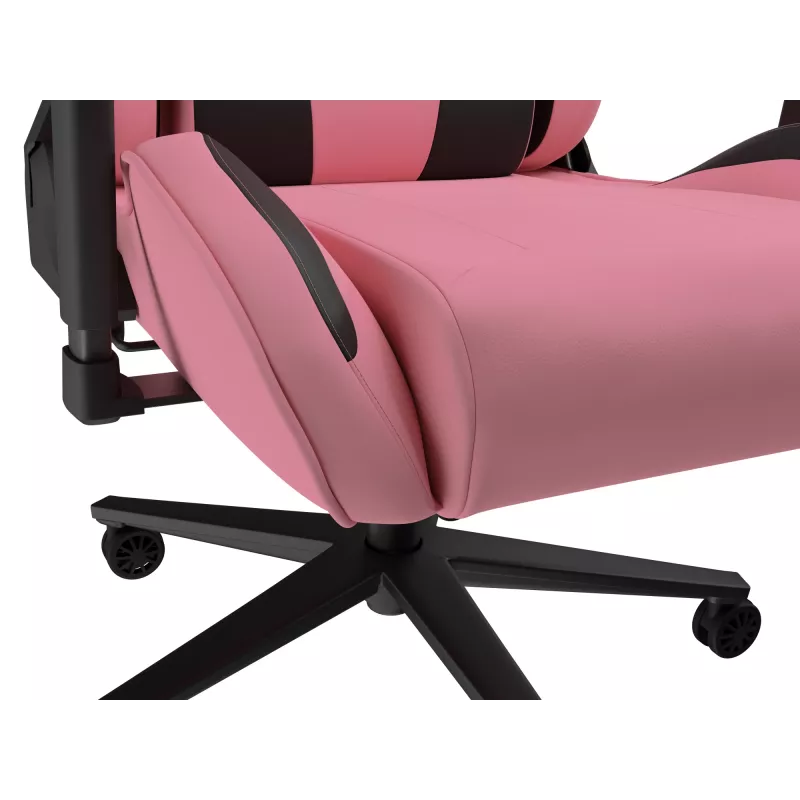 Fotel gamingowy PC GENESIS Nitro 720 z wypełnieniem powietrznym, czarno-różowy, 150 kg