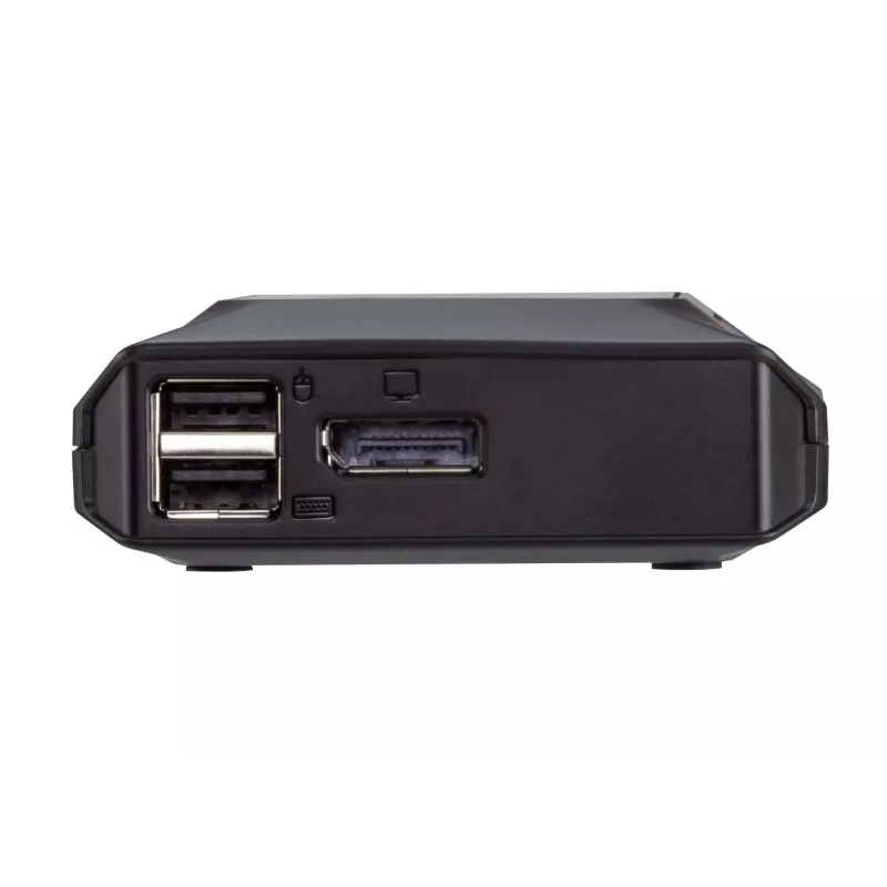 Przełącznik KVM ATEN 2-portowy USB-C 4K DisplayPort z pilotem zdalnego wyboru portu