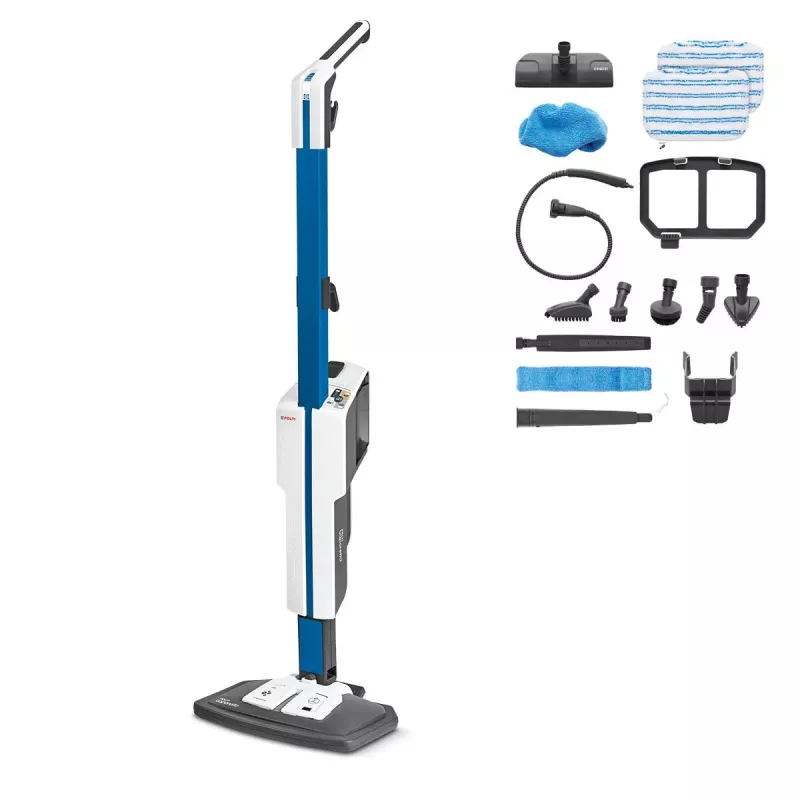 Polti Vaporetto SV620_Style mop parowy 0,5 L 1500 W niebieski, biały