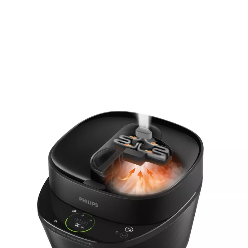 Elektryczny szybkowar Philips HD2151/40 — 5 L, 1000 W, 34 programów automatycznych, czarny