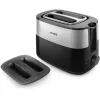 Philips Daily Collection HD2517/90 toster 8 2 kromki 900 W Czarny, Srebrny