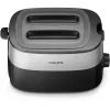 Philips Daily Collection HD2517/90 toster 8 2 kromki 900 W Czarny, Srebrny