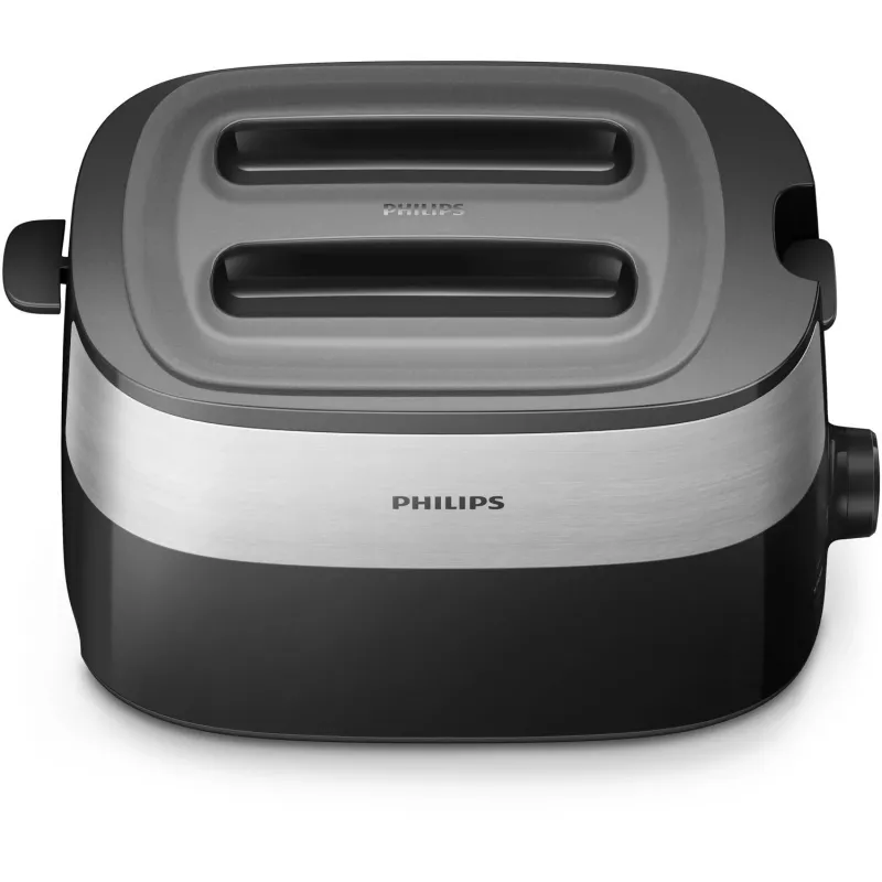 Philips Daily Collection HD2517/90 toster 8 2 kromki 900 W Czarny, Srebrny