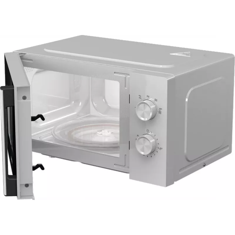 Solo microwave Gorenje 740248 — 800 W, 20 L, biały, 5 power levels, 270 mm turntable