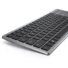 Klawiatura DELL KB740 Office RF Bezprzewodowa + Bluetooth QWERTY US International Szaro-Czarna