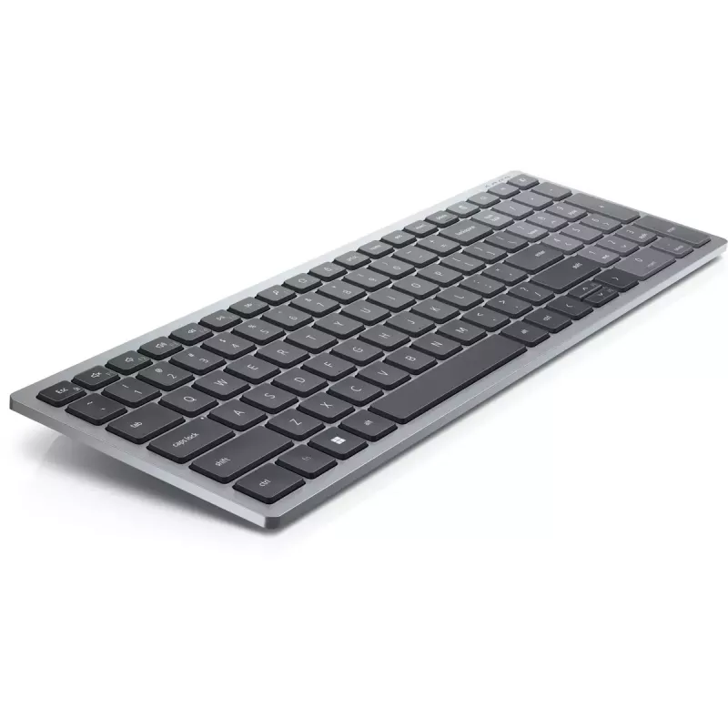 Klawiatura DELL KB740 Office RF Bezprzewodowa + Bluetooth QWERTY US International Szaro-Czarna