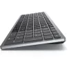 Klawiatura DELL KB740 Office RF Bezprzewodowa + Bluetooth QWERTY US International Szaro-Czarna