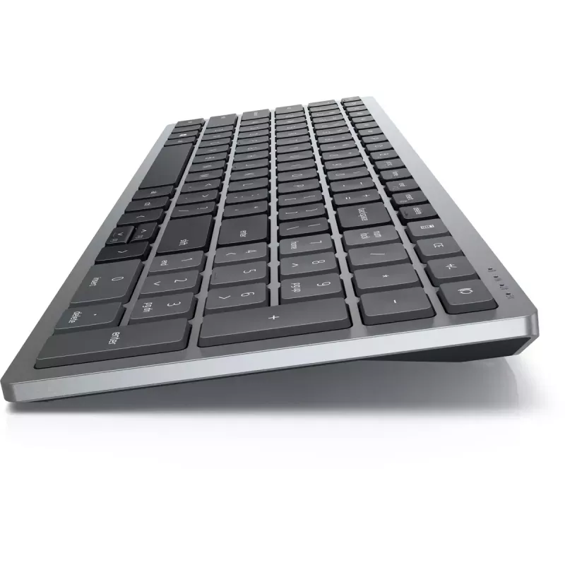 Klawiatura DELL KB740 Office RF Bezprzewodowa + Bluetooth QWERTY US International Szaro-Czarna