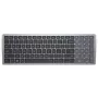 Klawiatura DELL KB740 Office RF Bezprzewodowa + Bluetooth QWERTY US International Szaro-Czarna