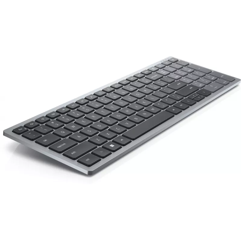 Klawiatura Dell Pro Plus Compact KB740 — pełnowymiarowa (100%), RF Wireless + Bluetooth, rosyjski QWERTY, czarno-szara