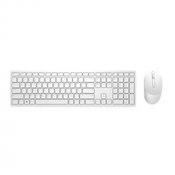 DELL Pro Keyboard and Mouse - KM5221W - US International (QWERTY) - Biały