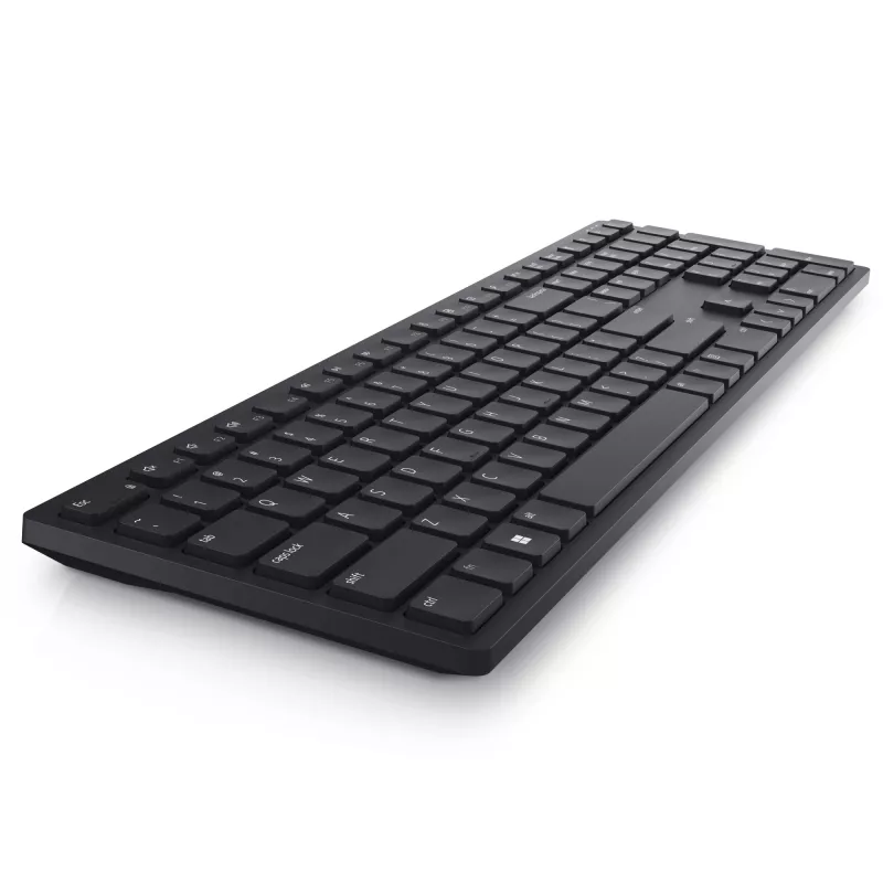 Klawiatura DELL Pro - KB500 - US International (QWERTY), pełnowymiarowa (100%), bezprzewodowa, RF Wireless, QWERTY, czarna