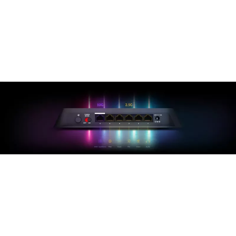 Niezarządzalny przełącznik D-Link DMS-106XT 6-portowy 2.5G Ethernet 45 Gbit/s
