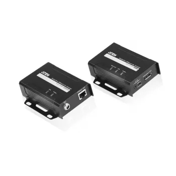 Przedłużacz ATEN DisplayPort HDBaseT-Lite 4K/40m;1080p/70m, 4096 x 2160 pikseli, nadajnik i odbiornik AV, 70 m, przewodowy, czarny, HDCP
