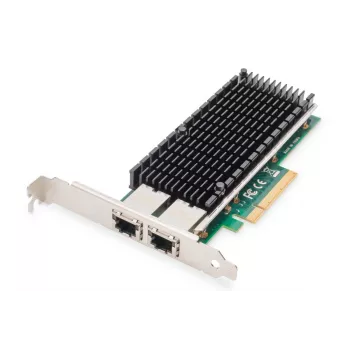 DIGITUS Ethernet Server adapter - 10Gbps Dual Port Pci-e X8. Intel X540 BT2