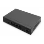 DIGITUS przełącznik PoE 4+1 portów Ethernet niezarządzalny 4 porty PoE,