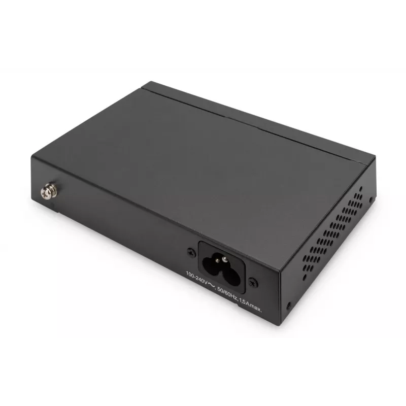 DIGITUS przełącznik PoE 4+1 portów Ethernet niezarządzalny 4 porty PoE,