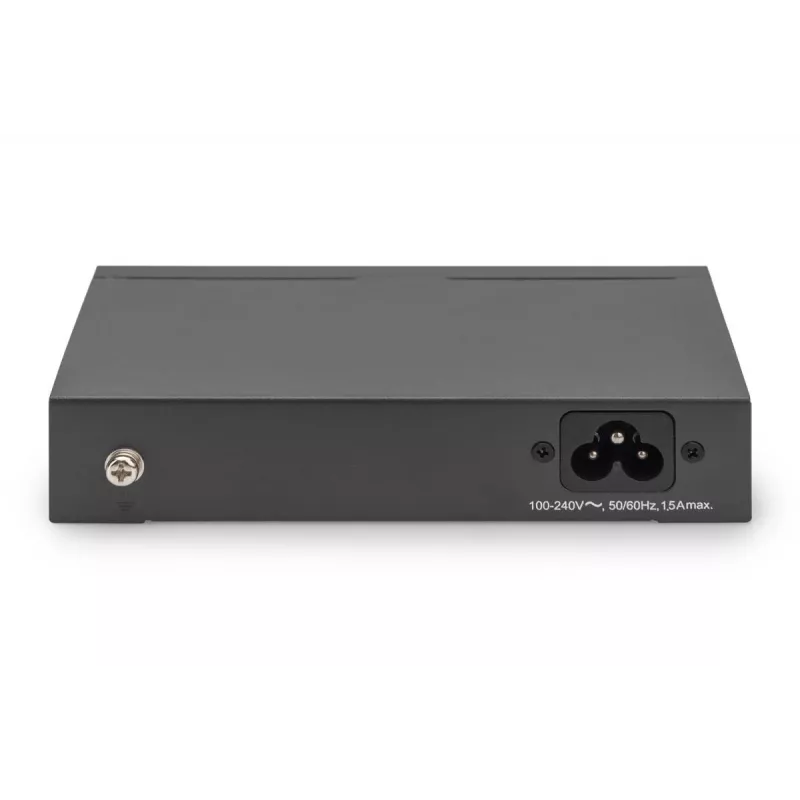 DIGITUS przełącznik PoE 4+1 portów Ethernet niezarządzalny 4 porty PoE,
