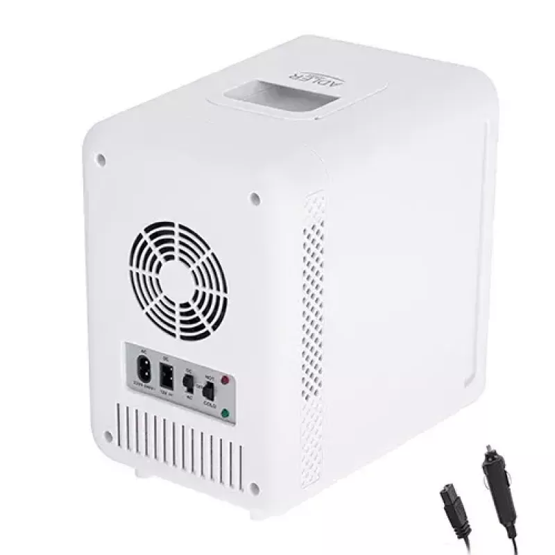 Wolnostojąca mini lodówka Adler AD 8085, 4 L, zawias prawy, drzwi lustrzane, 220–240 V / 12 V