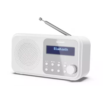 Sharp DR-P420(WH) Tokyo Przenośne Radio Cyfrowe, Przenośne, Cyfrowe, DAB, DAB+, FM, Automatyczne skanowanie, Automatyczne strojenie, 2 W, AAC