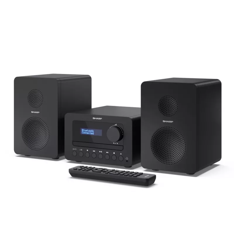 Sharp TOKYO DAB+ HI-FI Mikrowieża Mini wieża hi-fi 40 W Czarny