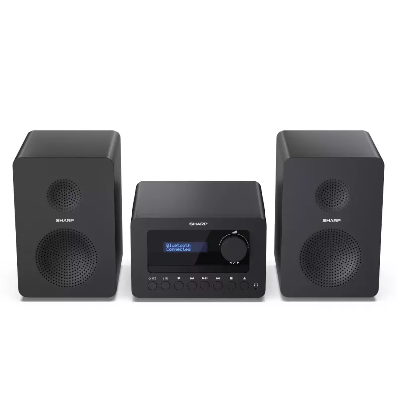 Sharp TOKYO DAB+ HI-FI Mikrowieża Mini wieża hi-fi 40 W Czarny