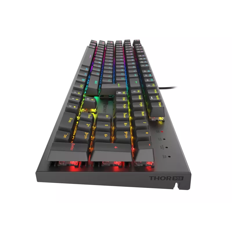 Klawiatura gamingowa GENESIS Thor 303 USB QWERTY US International Czarny