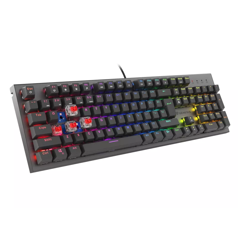 Klawiatura gamingowa GENESIS Thor 303 USB QWERTY US International Czarny