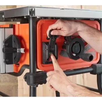 Piła stołowa Czarny & Decker BES720-QS — 1800 W, tarcza 25,4 cm, głębokość cięcia 8,5 cm, wolnostojąca, przedłużenie stołu
