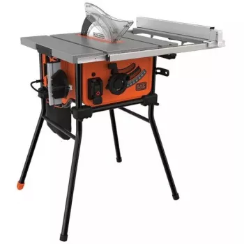 Piła stołowa Czarny & Decker BES720-QS — 1800 W, tarcza 25,4 cm, głębokość cięcia 8,5 cm, wolnostojąca, przedłużenie stołu