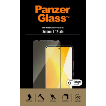 Szkło ochronne PanzerGlass Xiaomi 12 Lite Ultra-Wide Fit, odporne na zarysowania i wstrząsy