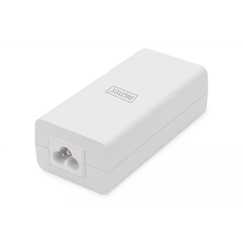 DIGITUS Gigabit Ethernet PoE+ Injector 802.3at, 30 W mała obudowa, biały