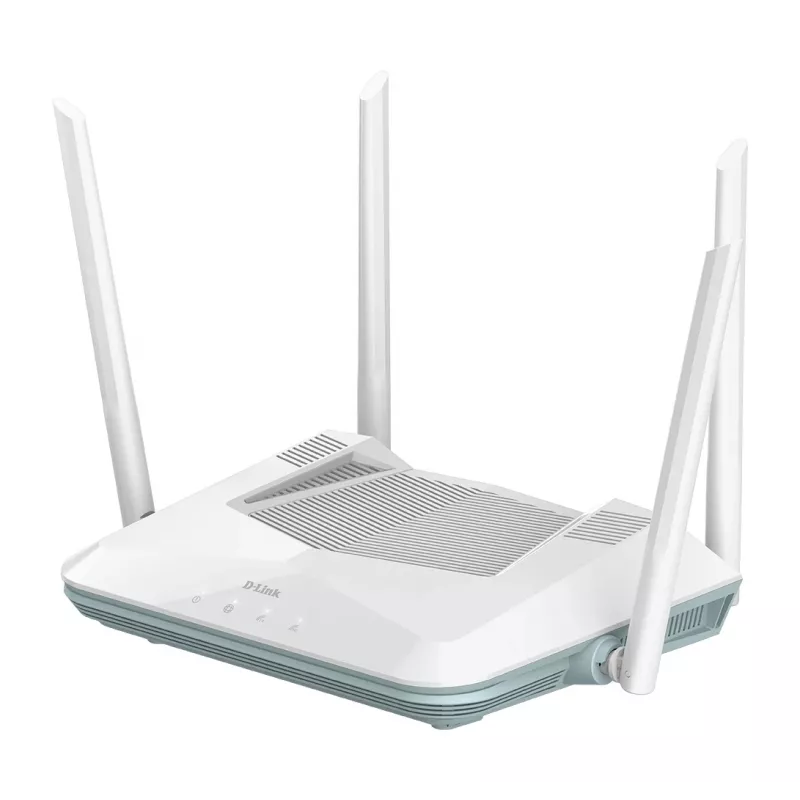 Router inteligentny D-Link EAGLE PRO AI AX3200, Wi-Fi 6 (802.11ax), Dwuzakresowy (2,4 GHz / 5 GHz), Ethernet LAN, Biały, Router biurkowy/słupkowy