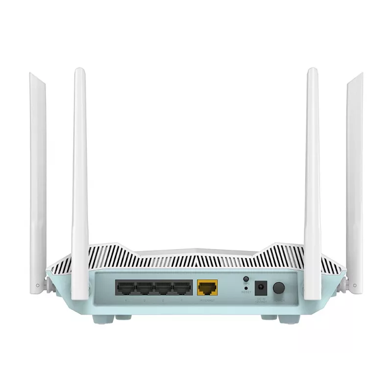 Router inteligentny D-Link EAGLE PRO AI AX3200, Wi-Fi 6 (802.11ax), Dwuzakresowy (2,4 GHz / 5 GHz), Ethernet LAN, Biały, Router biurkowy/słupkowy