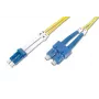 DIGITUS Fiber Optic Patch Cord, LC to SC OS2, Singlemode 09/125 µ, Duplex, Długość 5 m
