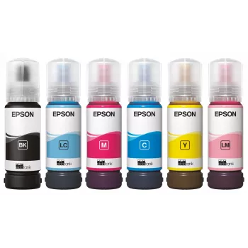 Butelka z tuszem Epson 108 EcoTank Czarny — Oryginalna 65 ml do drukarek EcoTank