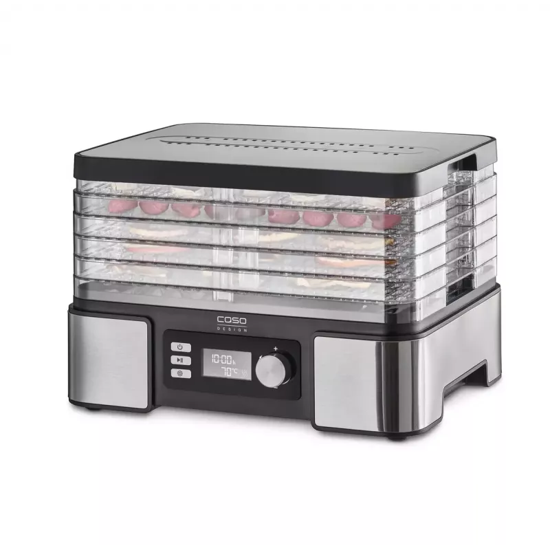 Suszarka do żywności Caso DH 450 — 5 tac, moc 370–450 W