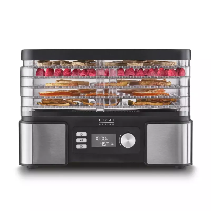 Suszarka do żywności Caso DH 450 — 5 tac, moc 370–450 W