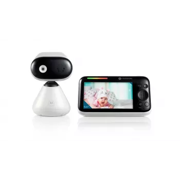 Elektroniczna niania wideo Motorola PIP1500 z 5-calowym wyświetlaczem, 480×272, 2,4 GHz FHSS, zasięg 300 m, bateria 2800 mAh