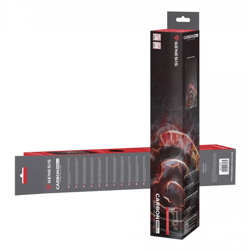 Podkładka pod mysz gamingowa GENESIS Carbon 500 Maxi Lava G2 Wielokolorowa